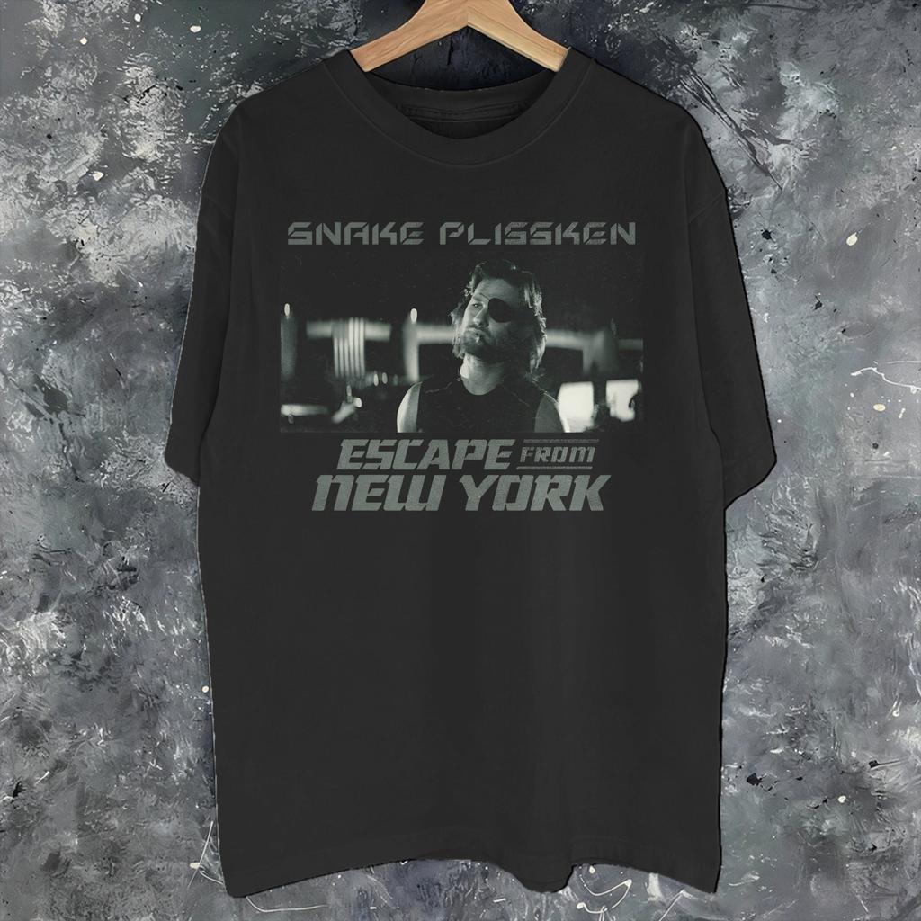 Unisex Unisex Fashion Escape From New York Snake Plissken Tee T Shirt Pure Cotton Tshirts Clothing