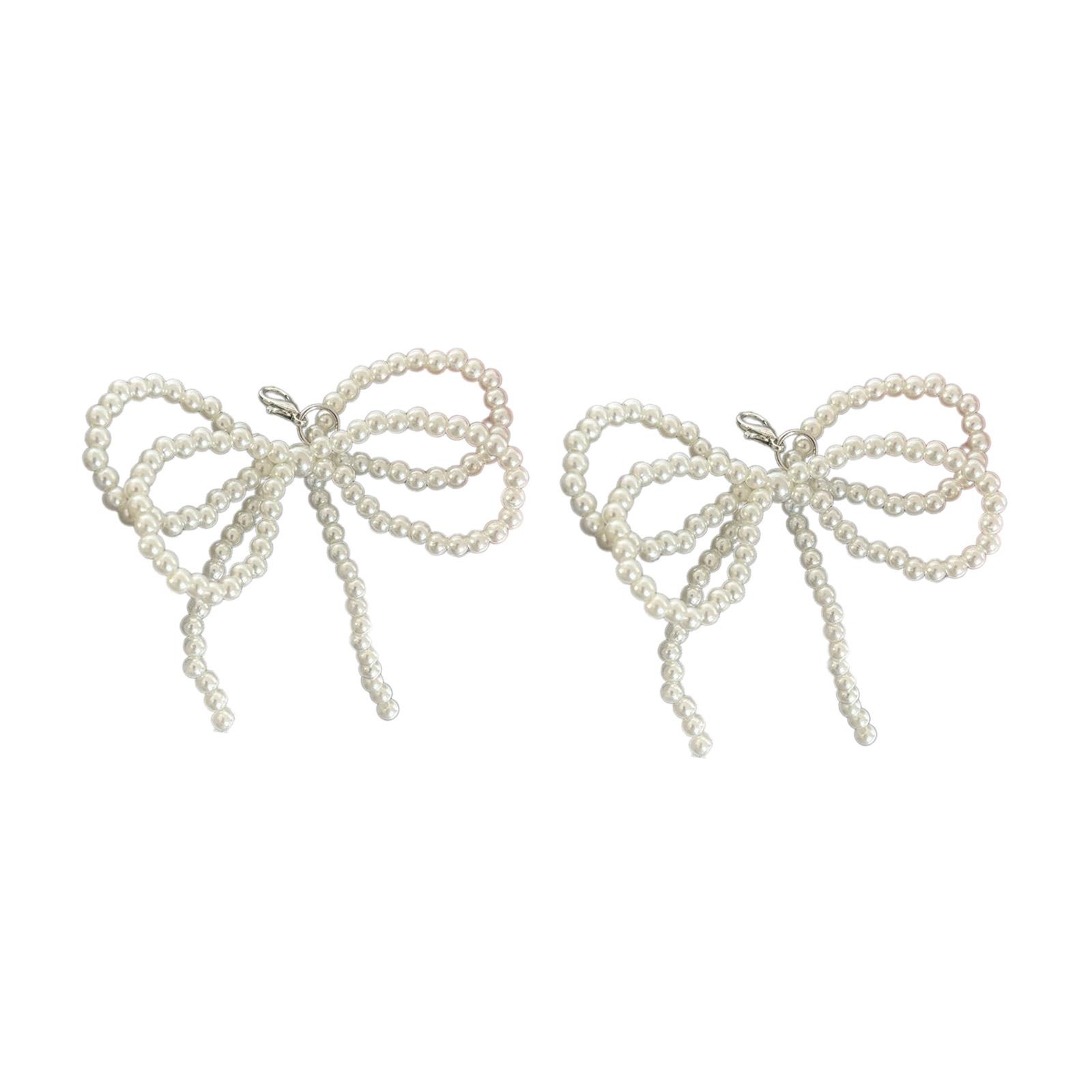 

Корейский милый бант для украшения обуви, сумка, подвеска для обуви, украшение для телефона, добавьте стиль и индивидуальность вашей обуви белый