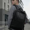 Czarny plecak miejski biznesowy, 22 l, wodoodporny, na laptopa 15,6", elegancki i pojemny. arctic hunter b00529 black.