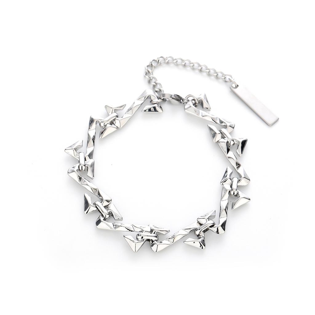 Cross Pendant Necklace for Men, Titanium Steel, European and American Hip-Hop Trend, High-End Jewelry, Bracelet for Women, Versatile Accessory