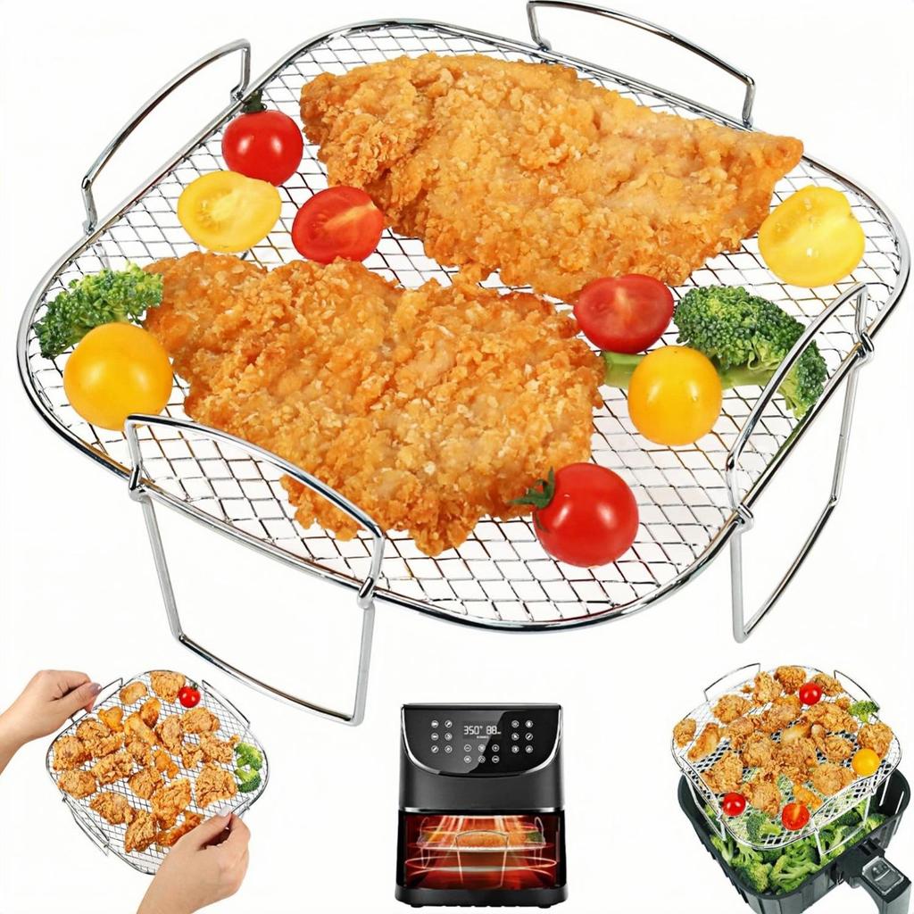 304 Stainless Steel Air Fryer Grill & Dehydrator Rack