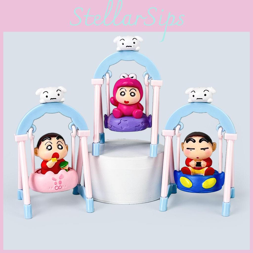 Crayon Shinchan Swing Series Pvc Collectible Toy For Fans And Kids