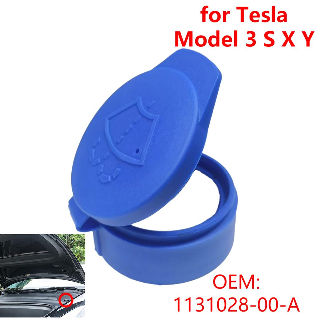 113102800A for Tesla Model 3 S X Y Car Windshield Wiper Washer Fluid Reservoir Tank Bottle Cap Cover Hoses Windshield Washer 1