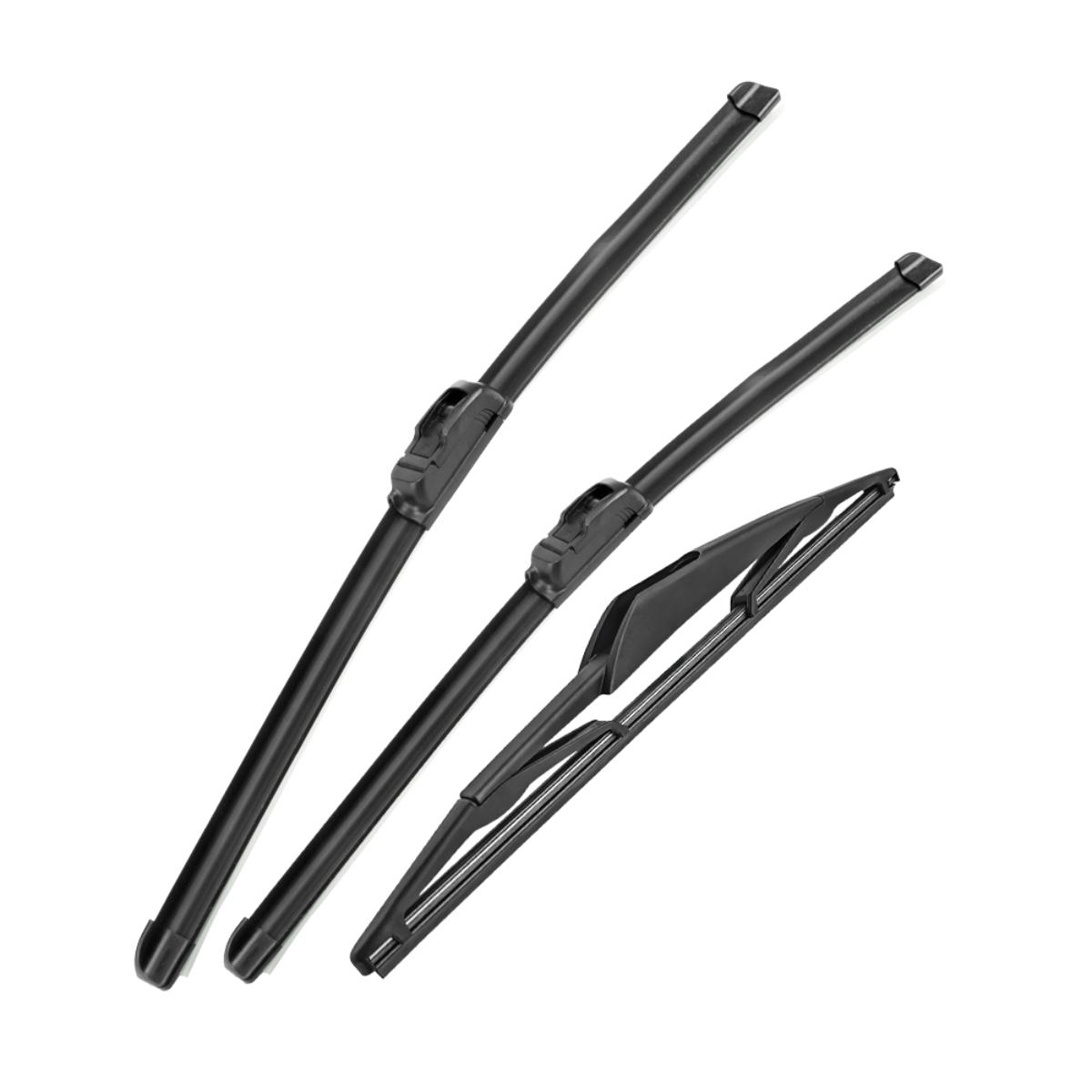 

For Mini Cooper S One D Hatch R50 R53 2001-2004 Wiper Front & Rear Wiper Blades Windshield Windscreen Window Brushes 19 +18 +12 Q02-19,Q02-18,MN-12 чёрный