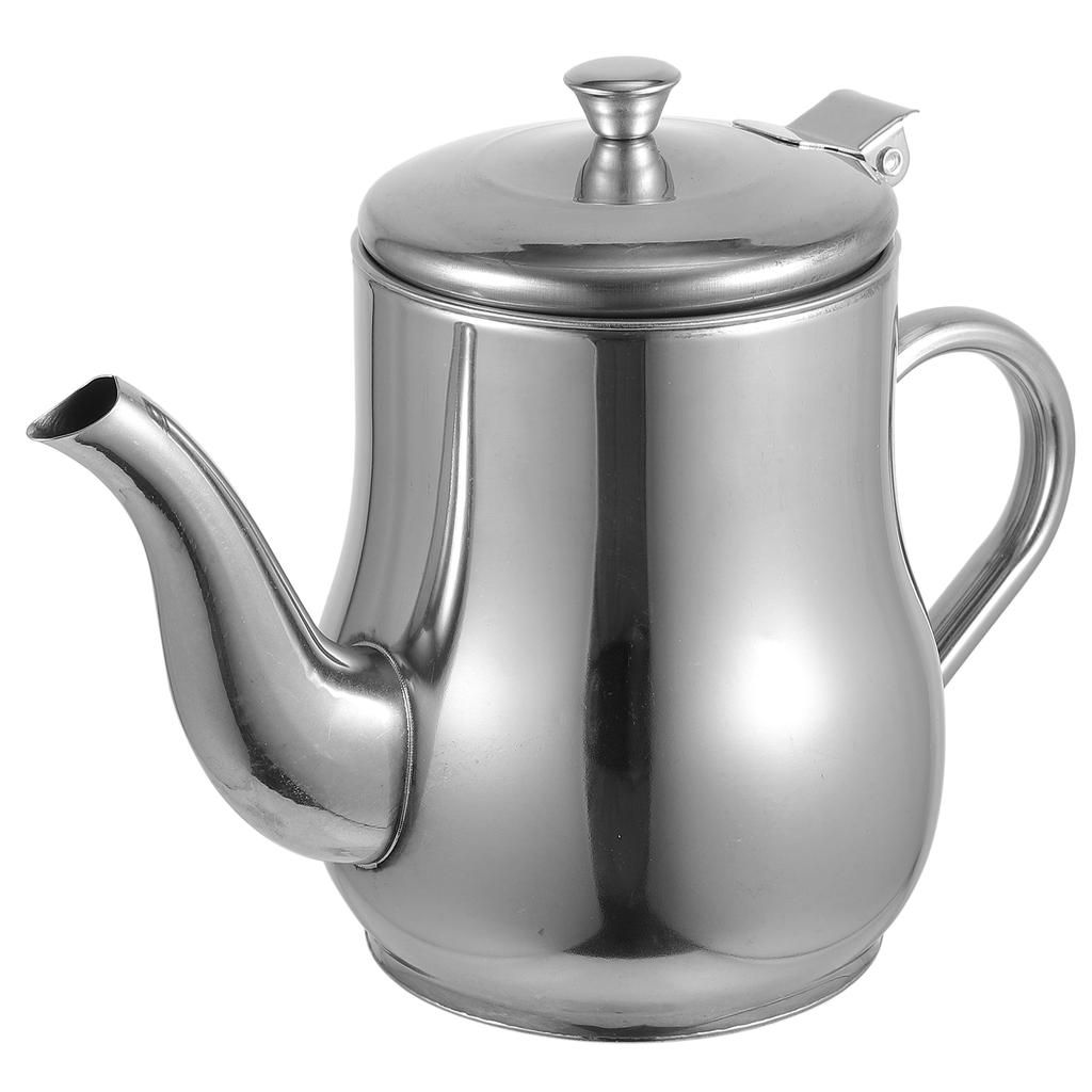 Stainless Steel Oil Pot Bottle Can Strainer Filter Honey Kitchen Storage Grease Practical Container