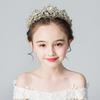Sparkling Wedding Bridal Tiara Crystal Rhinestone Crown Temperament Shiny Baroque Crown  Party