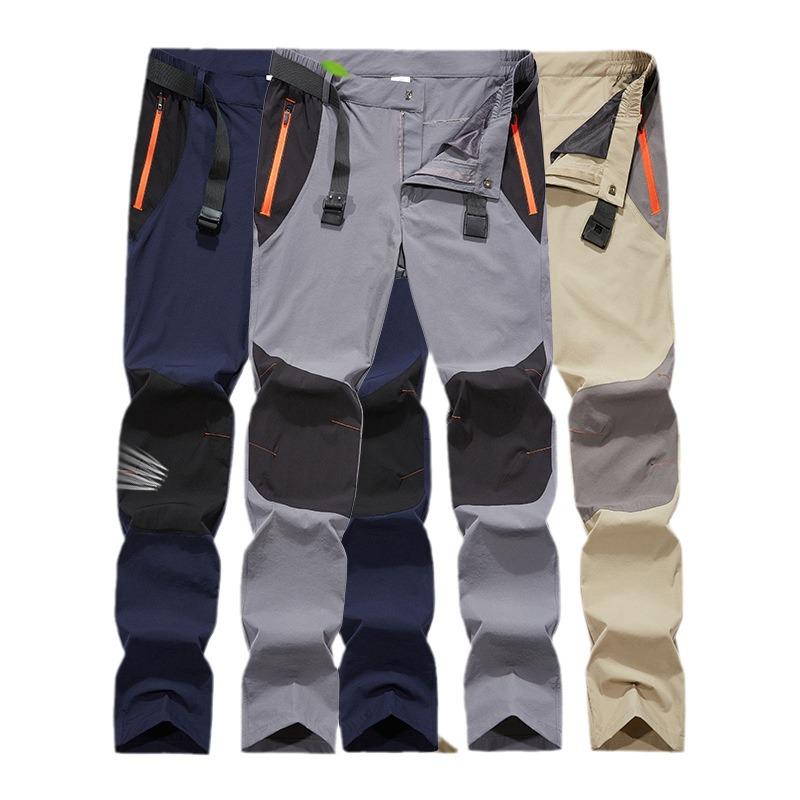 6833 Summer Quick-Drying Elastic Climbing Pants - Lightweight, Fashionable, and Available In Large Sizes