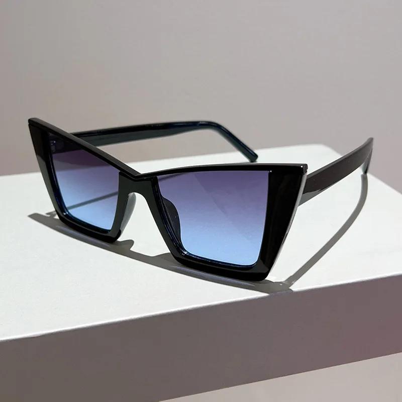 New in Big Frame Cat Eye Sunglasses ladies Fashion Vintage Popular Sun Glasses Punk Oversized Luxury Designer Sexy Shades