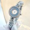 Women's Watches Ladies Diamond Point Scale Dial Simple Steel Belt Quartz Wristwatches  Watch for Women Relógio Feminino