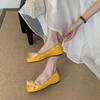 Fashion IPPEUM Mary Janes Shoes 2025 New Blue Ballet Flats Fashion Pumps Flat Ballerina Shoes For Women