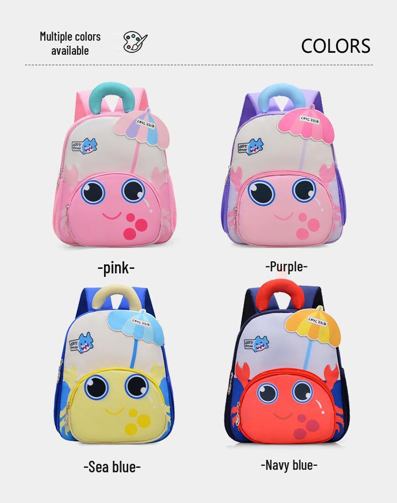 Kids' Cartoon Schoolbag - Cute, Large Capacity Backpack for Kindergarten & Primary School Boys and Girls