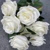Retro 9 Köpfe Künstliche Blumen Realistisch Bunt Künstliche Blume Seidenblume Hochzeit Zuhause Party Dekoration
