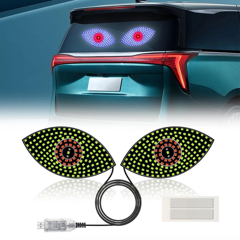 

LED Display Truck Devil Eyes Light Multi-Mode LED Windshield Display Demon Eye Light Car Decor синій