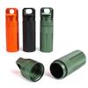 Waterproof Mini Aluminum Pill Box Case Bottle Holder Outdoor Emergency Container