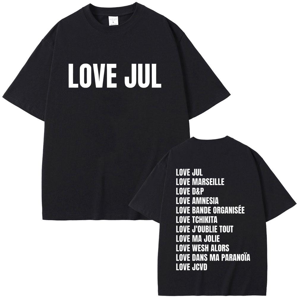 Love Jul 2025 Merch Tshirts Men Women Fashion Rap Pop Music Short Sleeve Tshirt Mens Hip Hop Oversized T Shirts Streetwear
