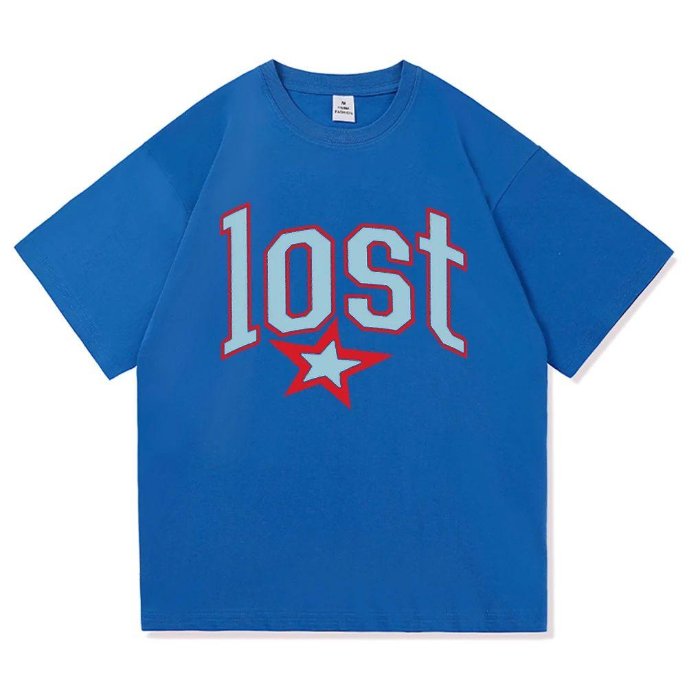 High Street Harajuku Clothing Mgk Lost Americana Album TShirt 2025 Song Cliche Retro High Quality Clothes Vintage Cotton TShirts