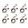 10-1PC Fluorescent Cable Tie Organizer Tools Reusable Zip Tie Holder Portable Electrical Wire Ties Clip Cable Tie Storage Tools