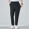 Men's Ice Silk Breathable Straight Leg Pants for Summer High Elasticity Sporty Loose and Casual Men's Pants