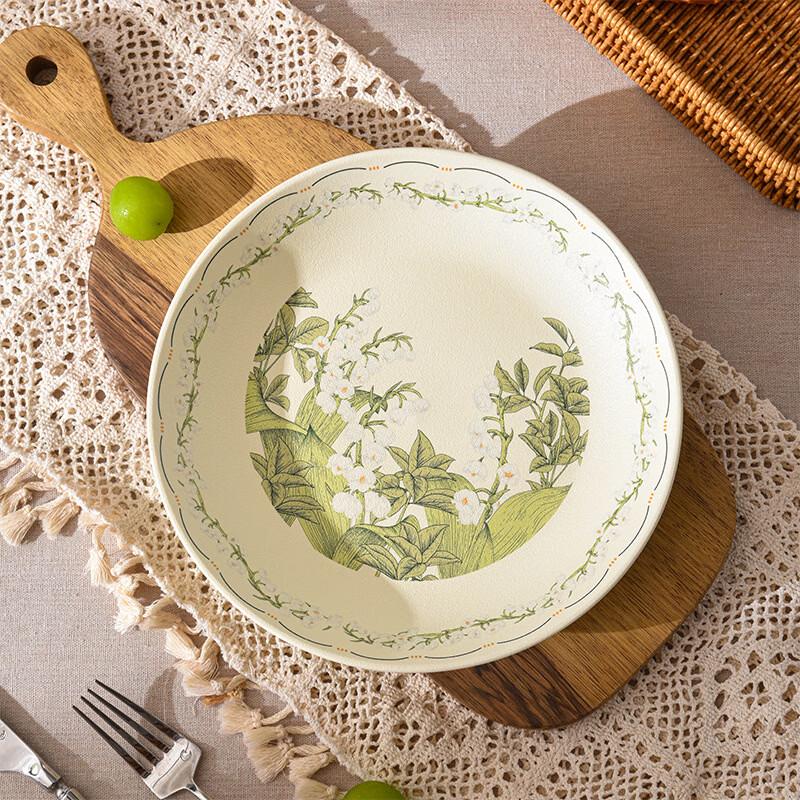 Lily of the Valley Ceramic Dinnerware Set