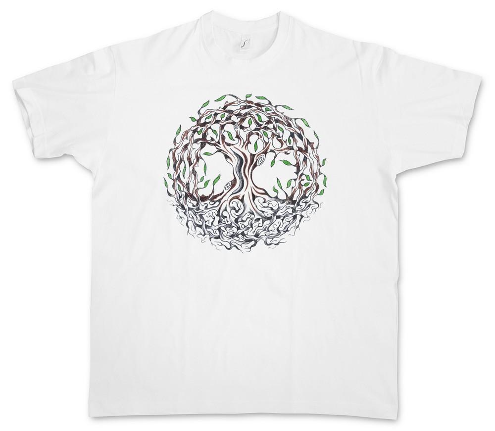 YGGDRASIL IX T-SHIRT Arsen Celtic Irminsul Tree Loki of Life Of Thor Odin Odhin