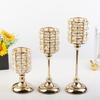 Crystal Candelabra Centerpieces Candle Holder for Wedding Home Holiday Dinner Party Table Decoration Valentine Christmas