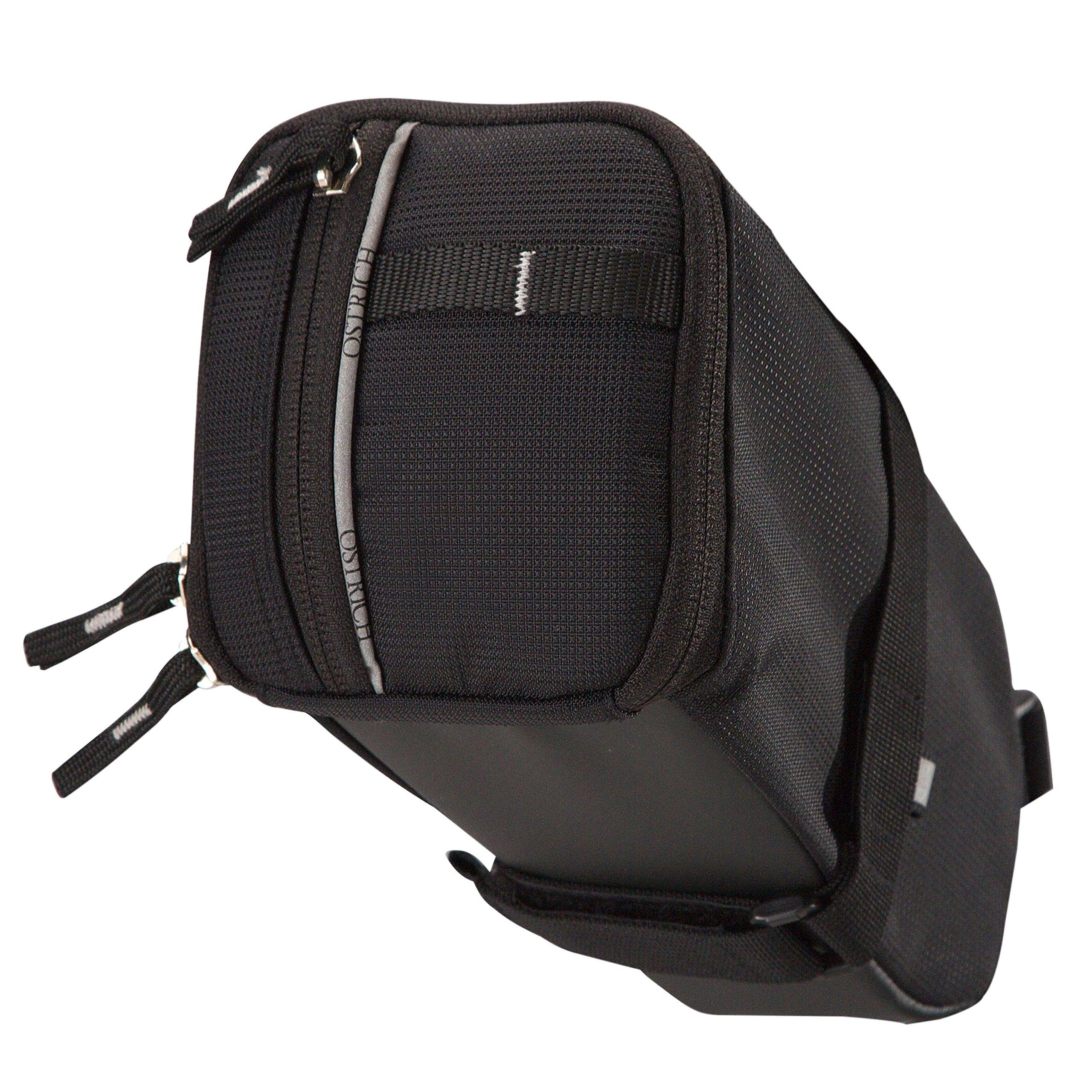 

Ostrich Saddle Bag Black [SP-705] чёрный