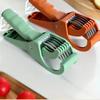 Multifunctional Kitchen Vegetable Fruit Slicer with Stainless Steel Blade Salad Chopper Tool for Home Kitchen