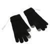USB Heated Gloves Thicken Detachable Electronic Warming Knitted Gloves for Autumn Winter