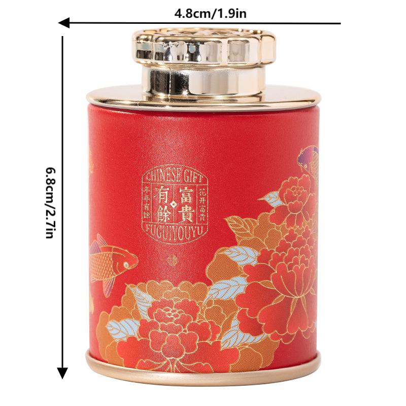 1/3 Pcs Mini Portable Empty Tea Can Household Green Black Tea Sealed Jar Portable Home Small Tea Packaging Box Storage Boxes