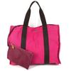 With Porch Sac De Plage GM Tote Bag Shoulder Bag Canvas pink/Black