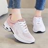 Dames Sportschoenen Outdoor Mesh Hardloopschoenen Ademend Atletiek Casual Sneakers Dames Vetersportschoenen Wandelschoenen