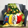 1Pc Minions Christmas Celebration Blanket Soft Throw Blanket For Home Bedroom Bed Sofa Travel Office Solid Christmas Blanket