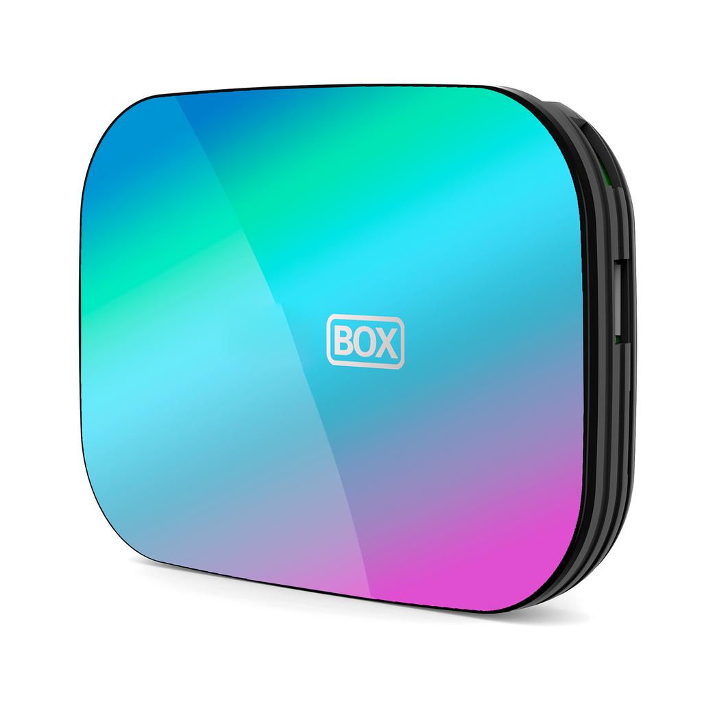 TV Box 4GB RAM 2.4GHz 5GHz Dual WiFi BT Quad Core 8K Set Top Box for Home Bedroom