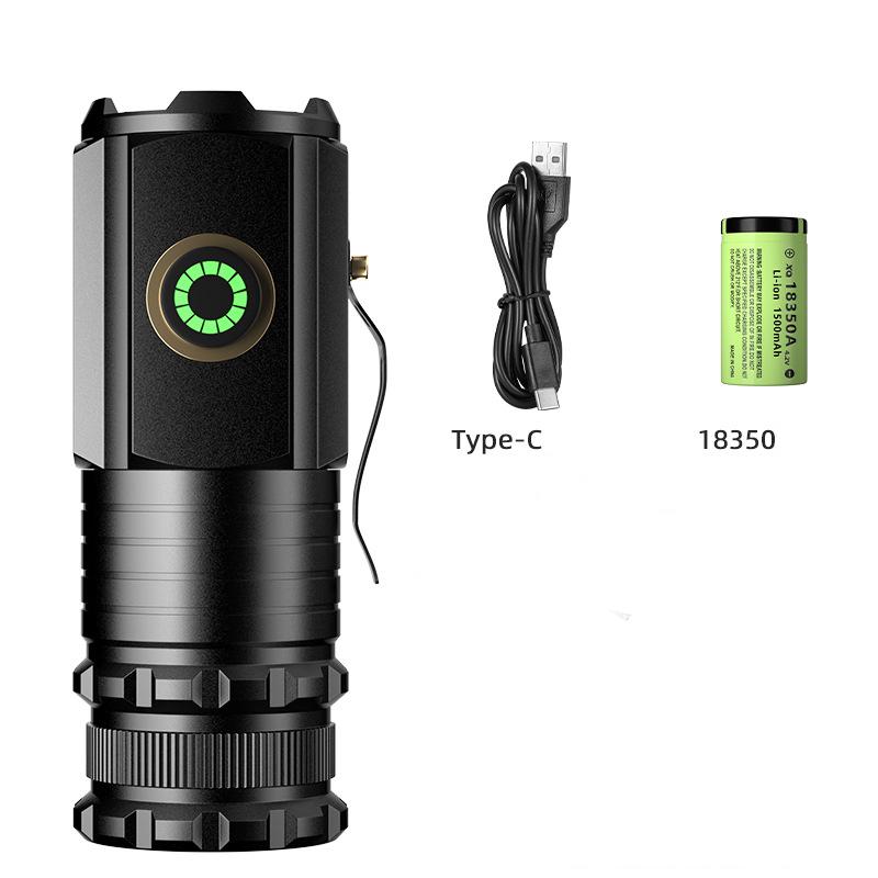 Dreiaugiges Monster Taschenlampe Hochleistungs-3LED18650 Aluminiumlegierung Taschenlampe USB wiederaufladbar Outdoor wasserdicht magnetische Saug-Arbeitsleuchte