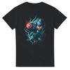 Mega Man Halftone Heavyweight Unisex Crewneck T Shirt | Gildan® 5000