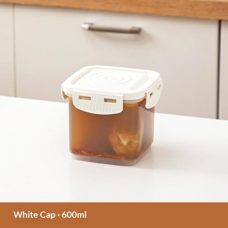 Freezer Tray With Lid - Durable Kitchen Storage For Soup, Broth & Sauces Stackable Food Prep Storage Container Kitchen Jar