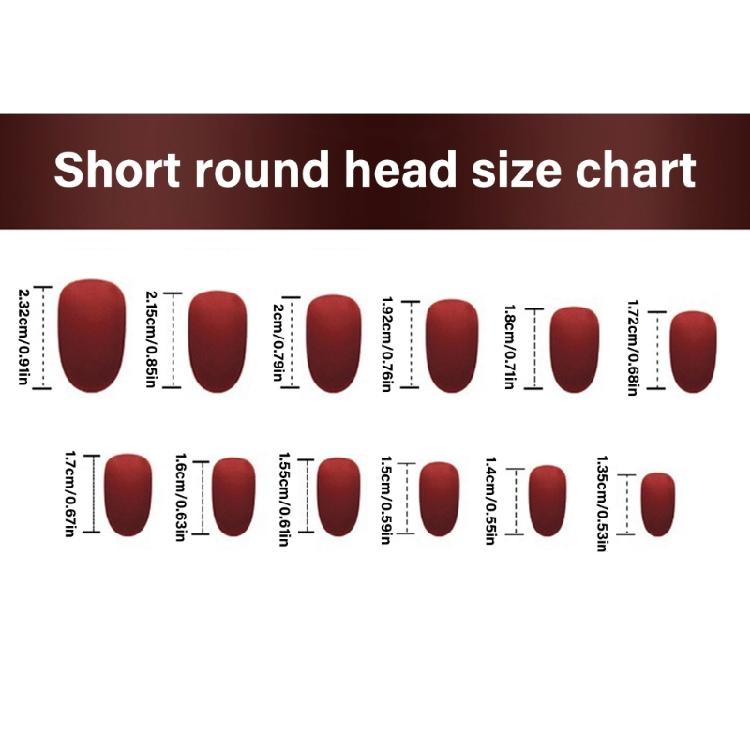 24x/Box Autumn Winter False Nail Almond Shaped Press On Nail Sparkling Full Cover Stick On Nail Manicures Supplies