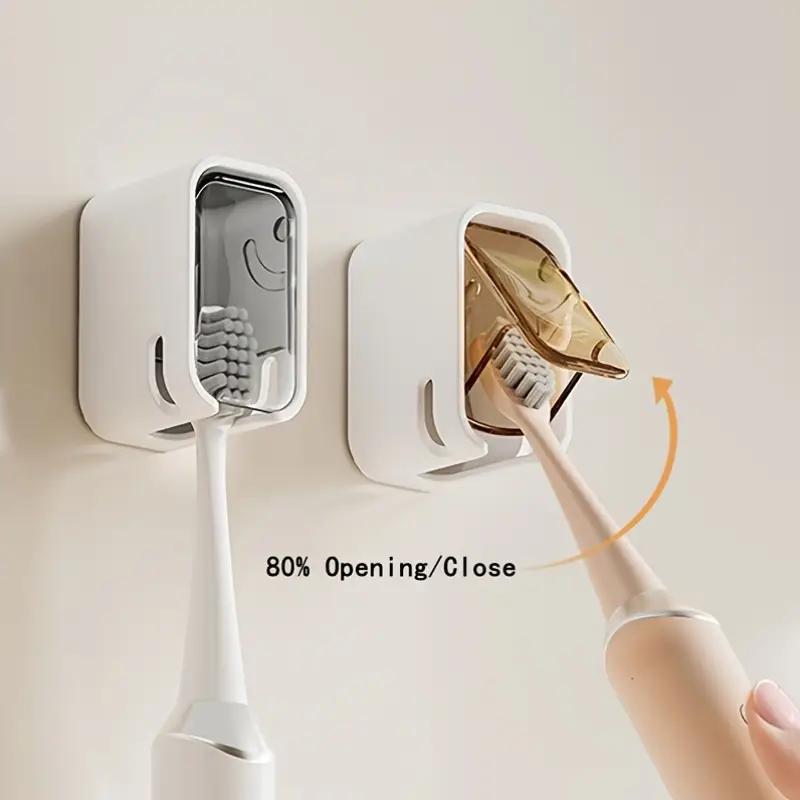 Household Toothbrush Storage Clip - Portable Travel Toothbrush Dust Protective Cap - Storage Box Portable Toothbrush Head