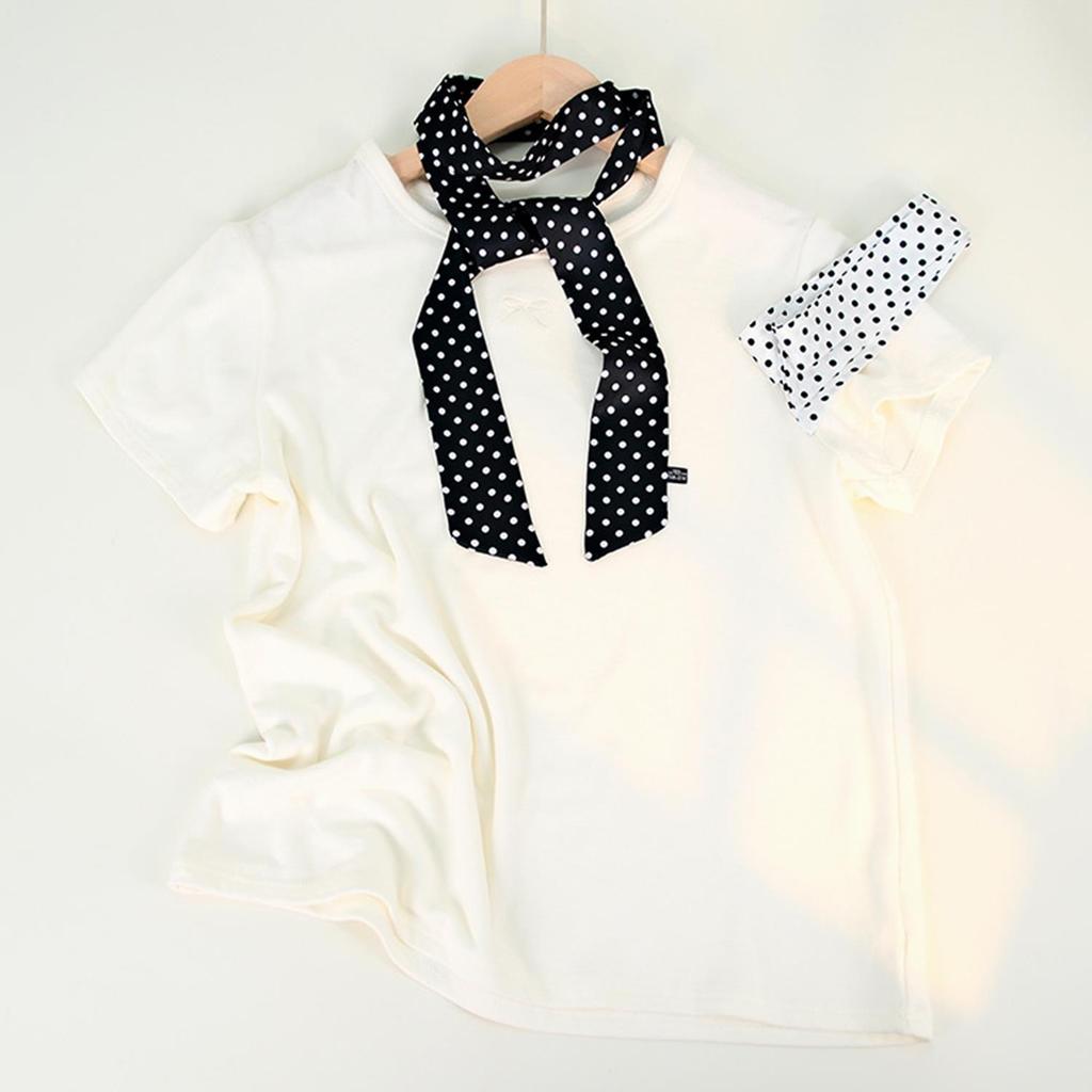 French High-End Black Polka Dot Scarf For Women 2025 Spring And Summer New Light Luxury Versatile Scarf Thin Neck Accessory