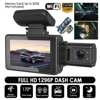 Dash Cam Camera For Car WIFI Dual Lens Dash Cam For Cars 1080P 3Inch Video Recorder Rear View Camera For Vehicle Black Box Car S