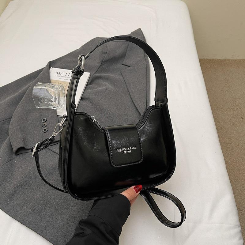 2025 New Fashion Single Shoulder Women's Bag, High-end Sense Versatile Casual Underarm Bag, Foreign Style Simple Temperament Women's Bag Wholesale