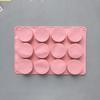 Round Chocolate Cookie Molds Chocolate Silicone Mold 12-Cavity Cylinder Silicone Molds For Jelly Mini Cakes Muffin Baking