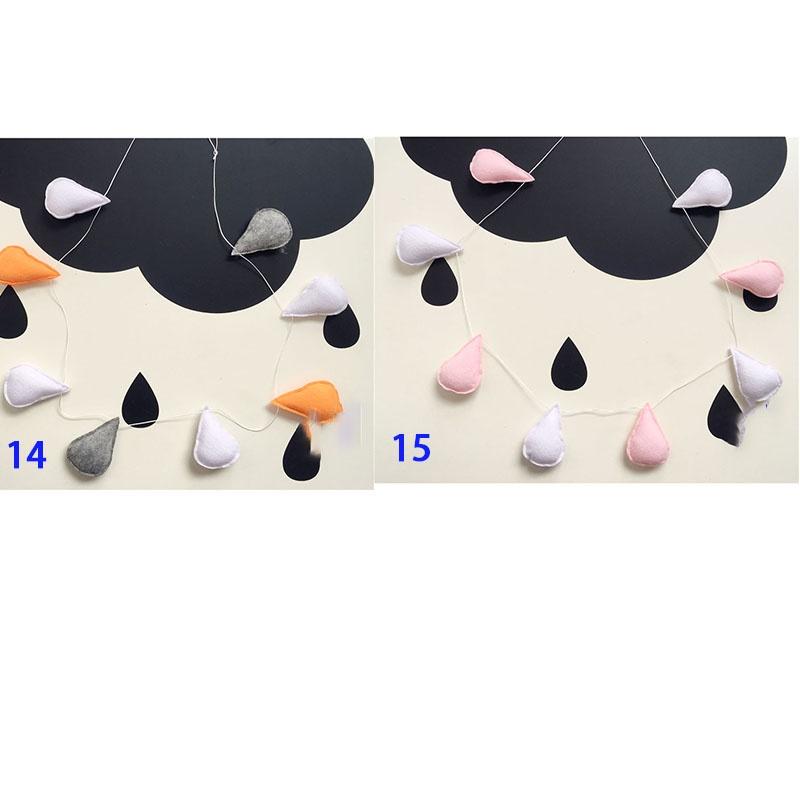 Hochwertige Baby Kinderzimmer Wolke Regentropfen Wandbild Dekor Aufkleber