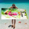 1Pc Custom Photo Football Beach Towel Perfect for Beach, Parties, Travel, Camping, Artistic Soccer Player Design