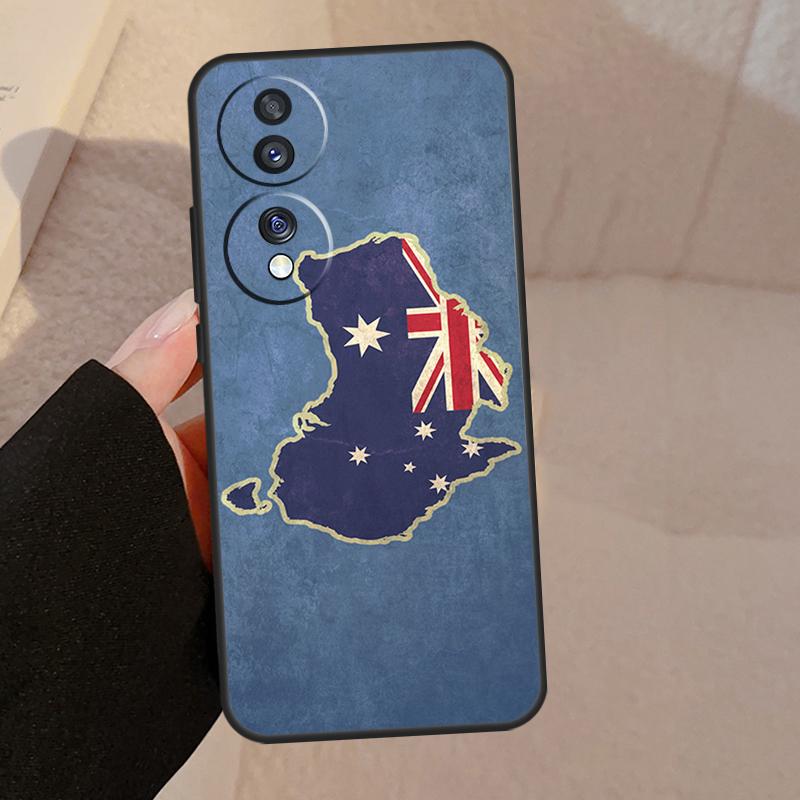 Australia Flag For Honor Magic 7 Lite 6 5 V5 Case For Honor 400 200 Pro 90 70 50 X8a X8b X9a X9b X9c Cover