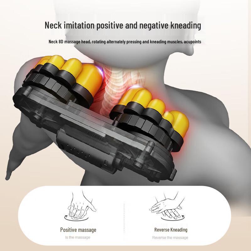 Aux Neck, Shoulder, Back & Waist Massage Cushion