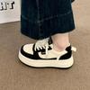 Thick sole heightening new autumn panda board shoes light women's shoes casual sports shoes