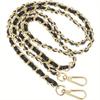 Metal Chain Purse Straps Replacement Crossbody, DIY Purse Chain Accessories, Crossbody Bag and Handbag Strap