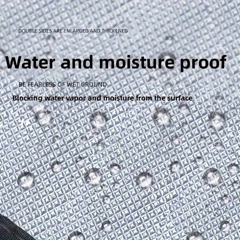 Outdoor Camping Foam Foil Mat Portable Moisture-Proof Pad Picnic Beach Mat Aluminum Insulation Sleeping Pad Camping Supplies New