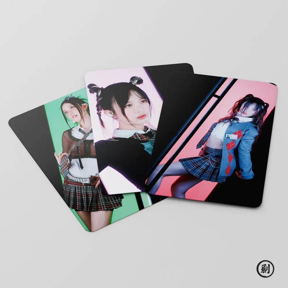 55 buc. Grup de fete Idol Album Nou Bunnies Club Fotocarte Imprimată HD MINJI Hanni DanieIIe Hyein Haerin Carduri Lomo Cadouri pentru Fani